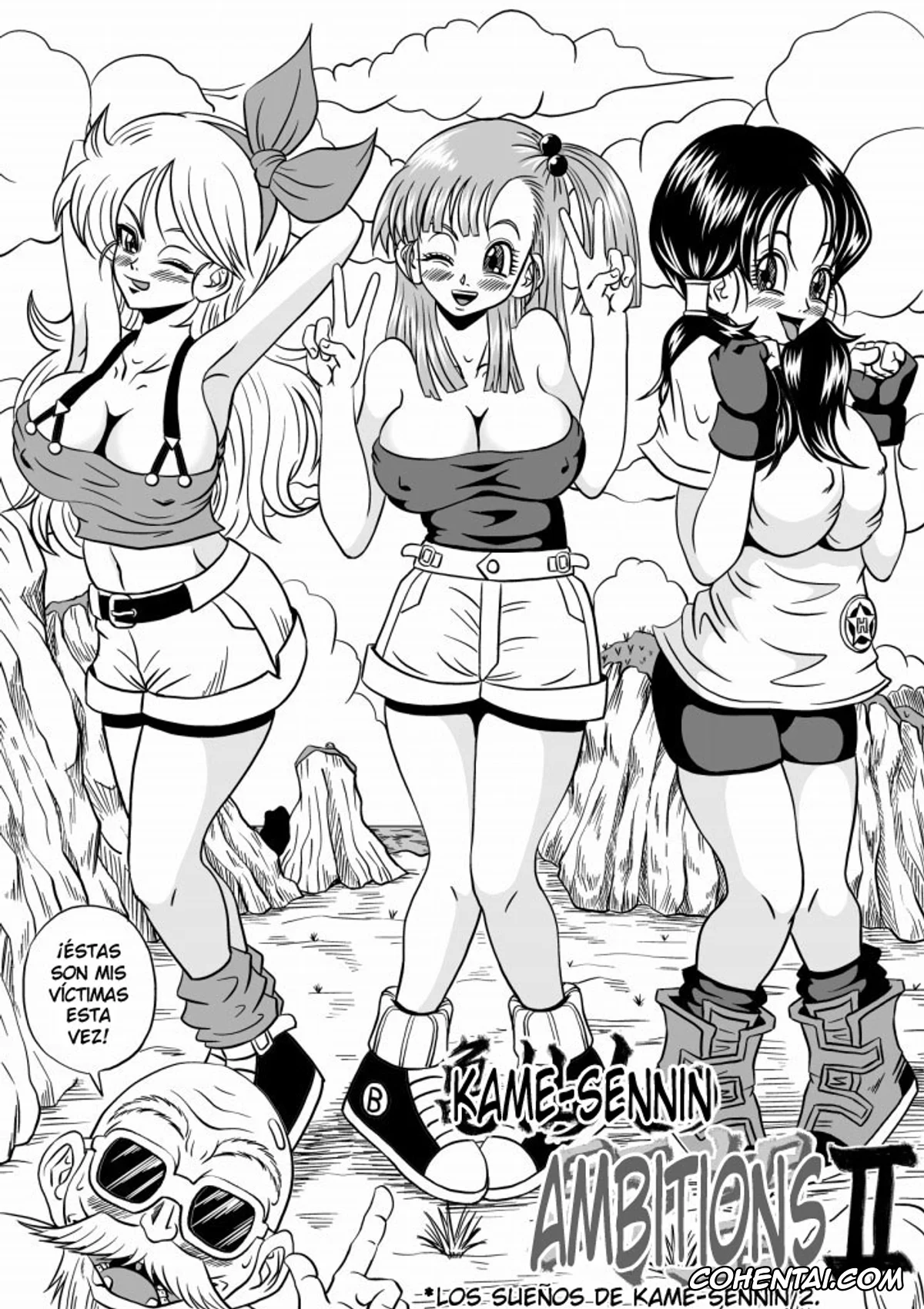Dragon Ball Z hentai, Bulma Briefs hentai, Lunch hentai, Master Roshi hentai, Tien Shinhan hentai, Vegeta hentai, Videl hentai, Kame Sennin no Yabou II (Dragon Ball Z), pagina 6