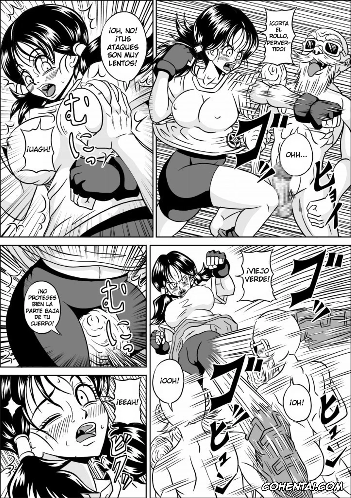 Dragon Ball Z xxx, Bulma Briefs xxx, Lunch xxx, Master Roshi xxx, Tien Shinhan xxx, Vegeta xxx, Videl xxx, Kame Sennin no Yabou II (Dragon Ball Z), pagina 7