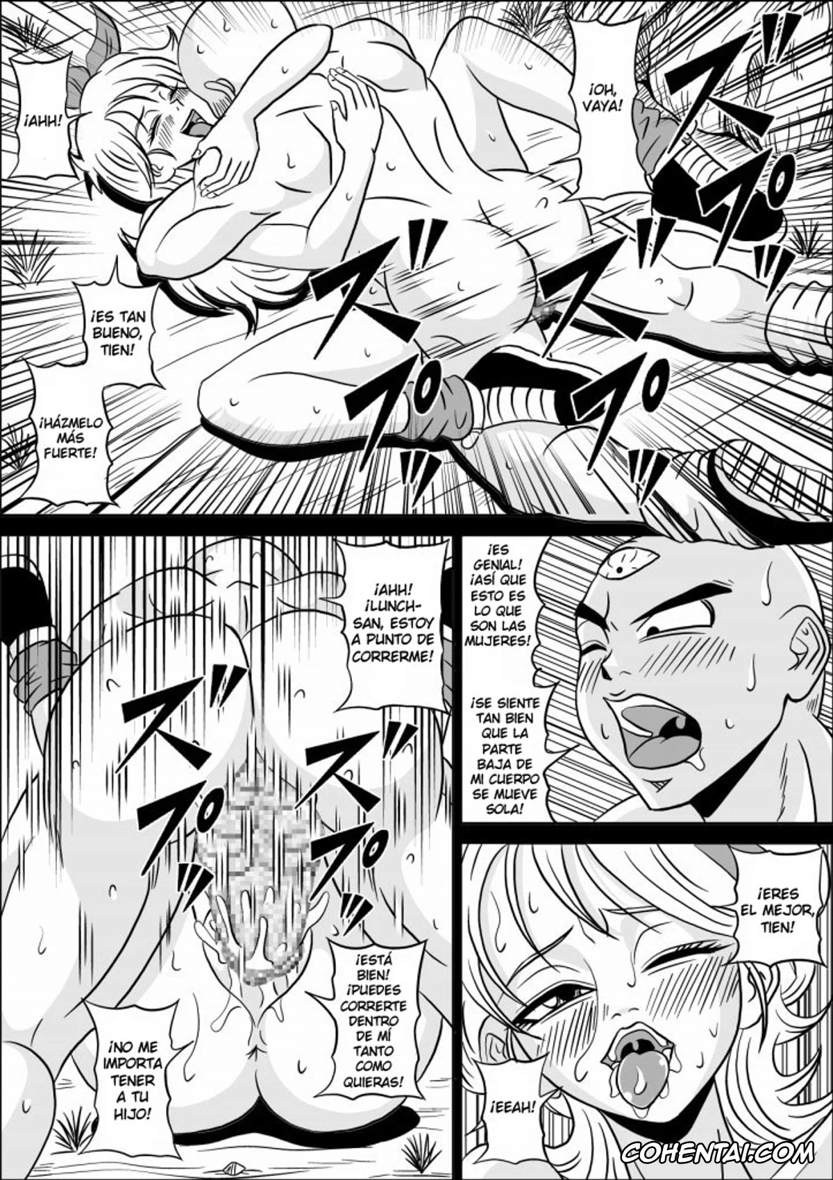 Dragon Ball Z hentai, Bulma Briefs hentai, Lunch hentai, Master Roshi hentai, Tien Shinhan hentai, Vegeta hentai, Videl hentai, Kame Sennin no Yabou II (Dragon Ball Z), pagina 18