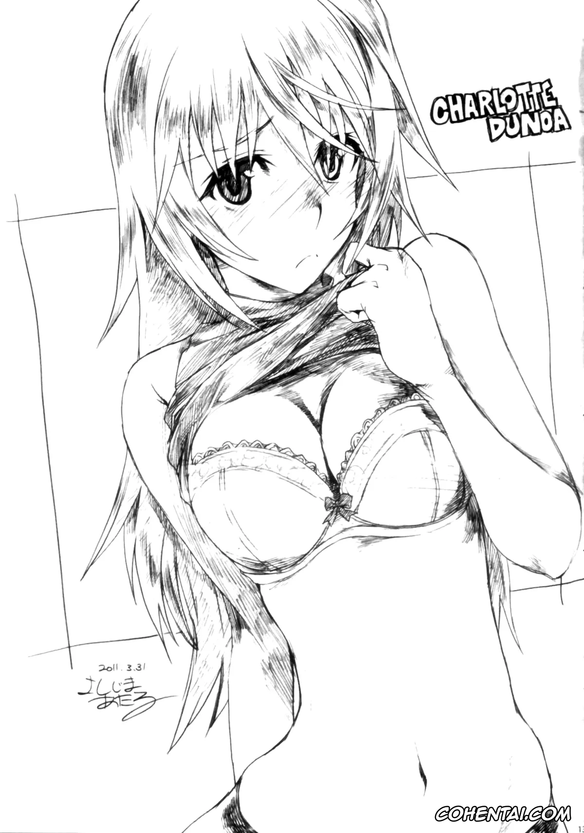 Infinite Stratos porno, Charlotte Dunois porno, Ichibyou Kiss (Infinite Stratos), pagina 14