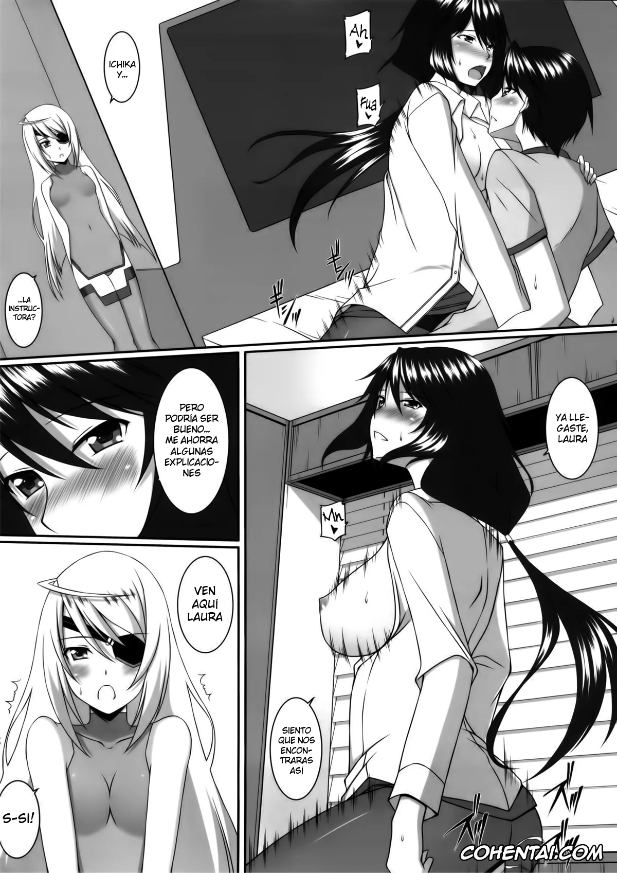 Infinite Stratos xxx, Chifuyu Orimura xxx, Ichika Orimura xxx, Laura Bodewig xxx, Snow Thaw (Infinite Stratos), pagina 10