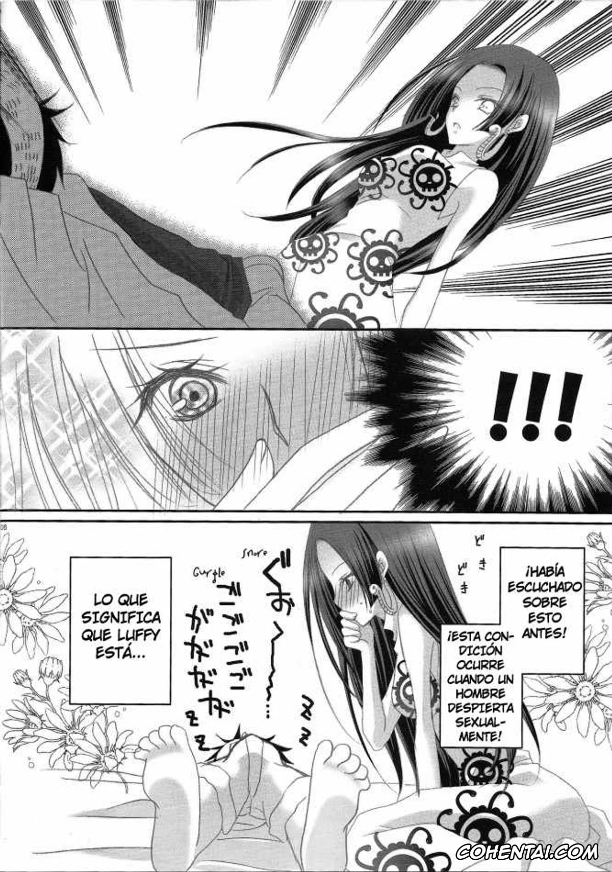 One Piece xxx, Boa Hancock xxx, Monkey D. Luffy xxx, IMAGINATION ~Hebihime-sama no Otawamure~ (One Piece), pagina 4