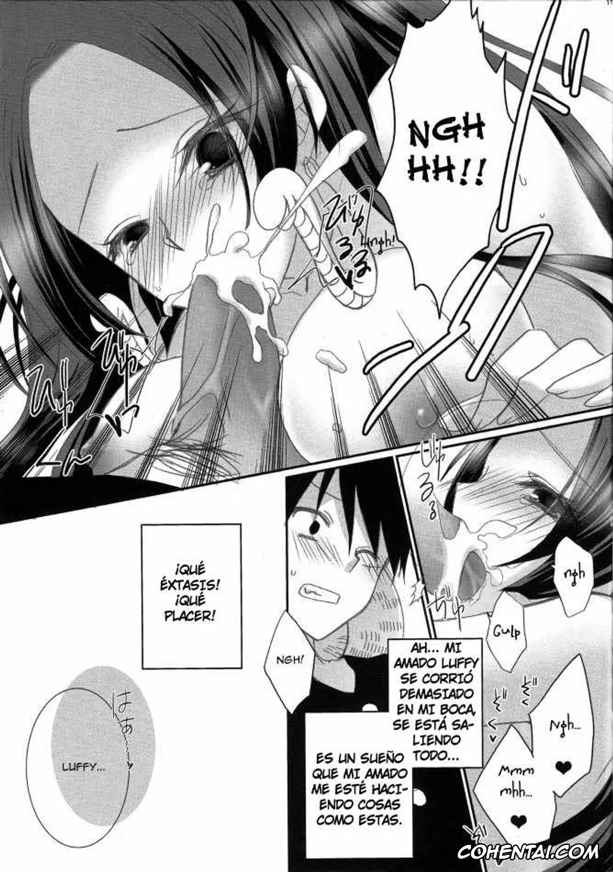 One Piece hentai, Boa Hancock hentai, Monkey D. Luffy hentai, IMAGINATION ~Hebihime-sama no Otawamure~ (One Piece), pagina 9