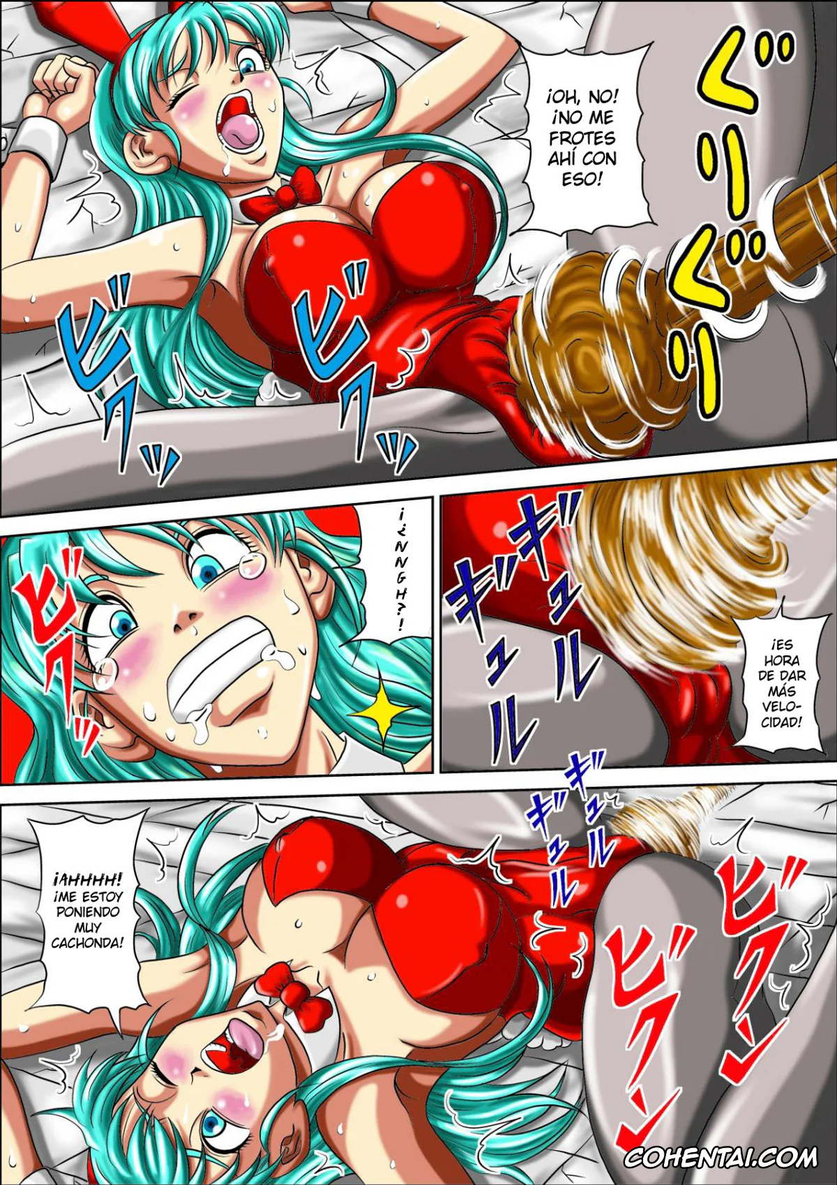 Dragon Ball porno, Bulma Briefs porno, Master Roshi porno, Oolong porno, Bunny de Mesubuta (Dragon Ball), pagina 2