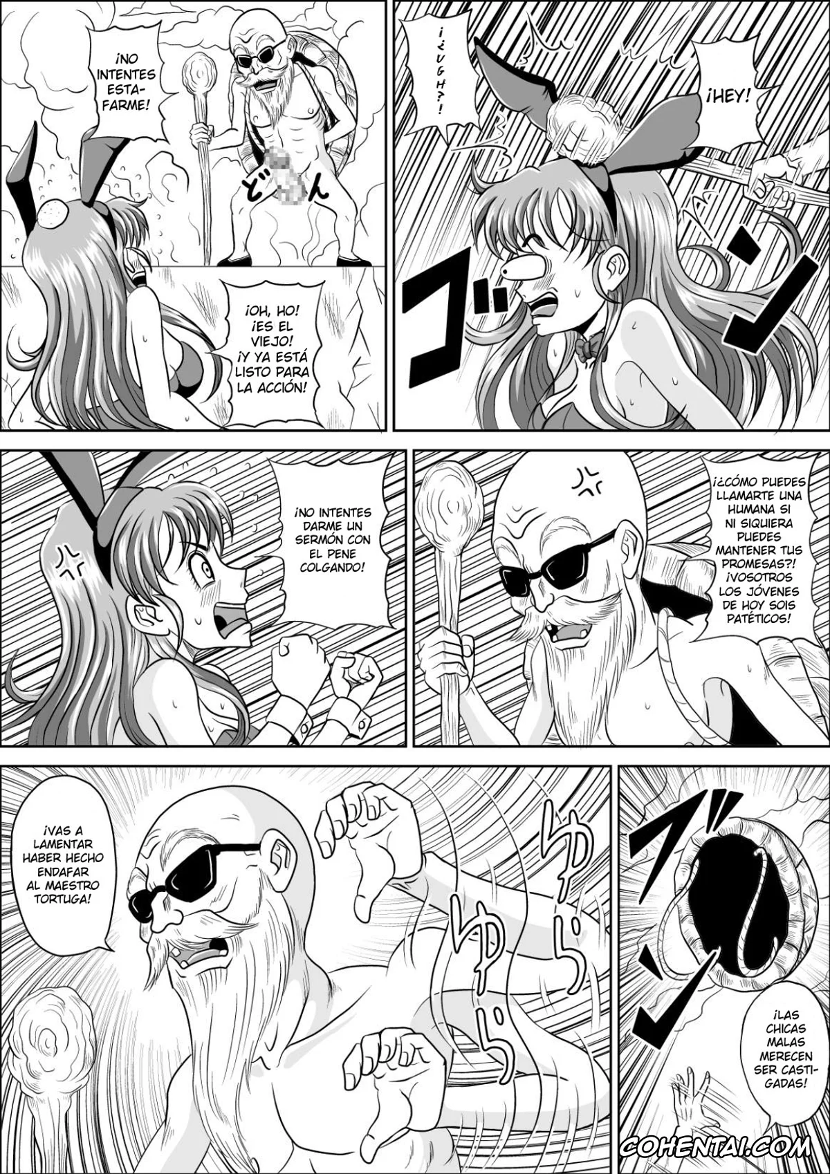 Dragon Ball xxx, Bulma Briefs xxx, Master Roshi xxx, Oolong xxx, Bunny de Mesubuta (Dragon Ball), pagina 7