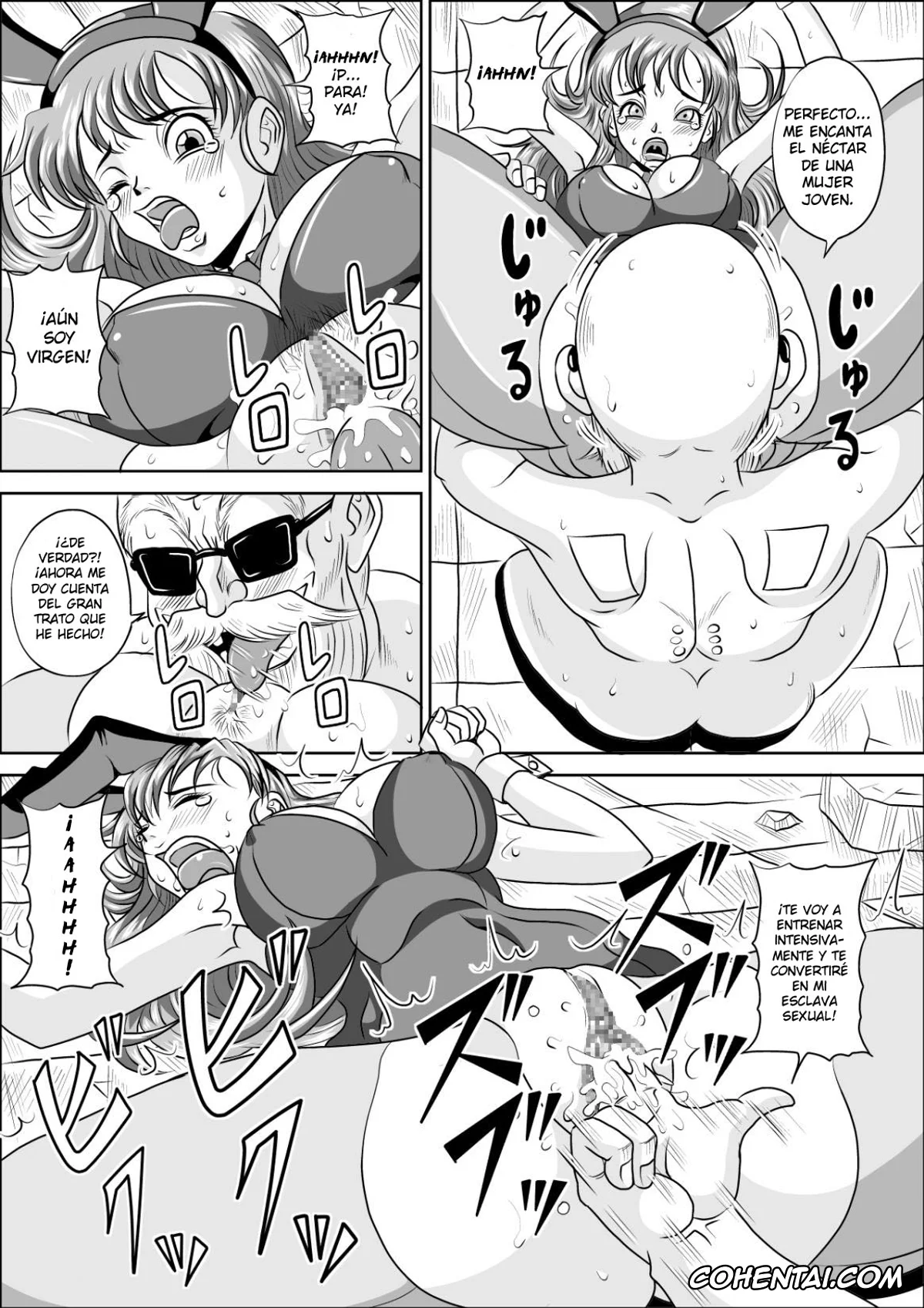 Dragon Ball xxx, Bulma Briefs xxx, Master Roshi xxx, Oolong xxx, Bunny de Mesubuta (Dragon Ball), pagina 13