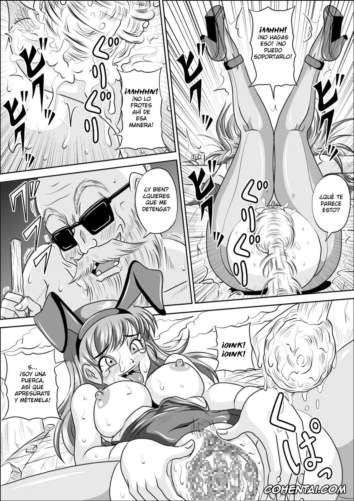 Dragon Ball xxx, Bulma Briefs xxx, Master Roshi xxx, Oolong xxx, Bunny de Mesubuta (Dragon Ball), pagina 16