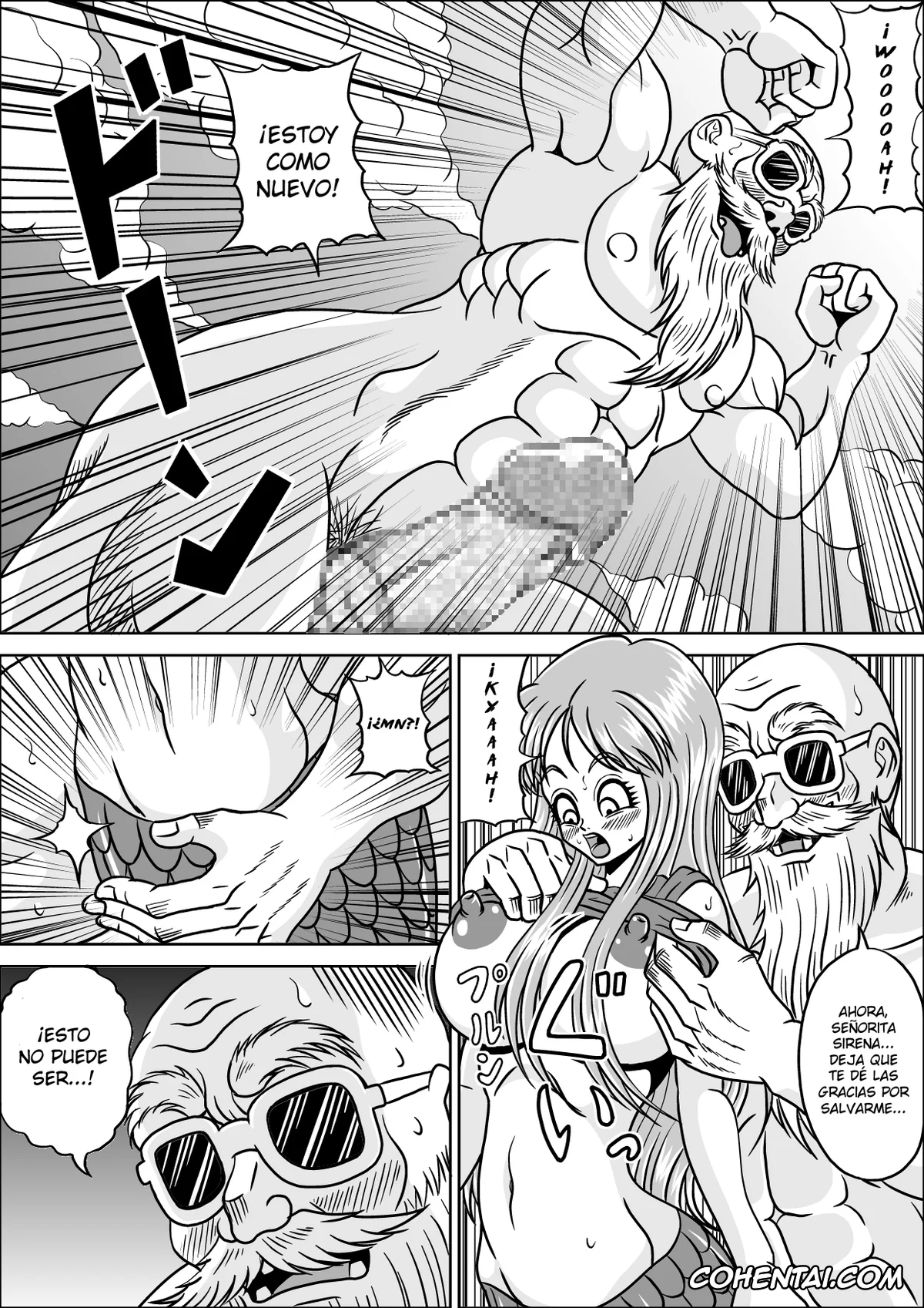 Dragon Ball hentai, Dragon Ball Gt hentai, Master Roshi hentai, Nam hentai, Pan hentai, Ranfan hentai, Kame-sennin’s Ambitions 3 (Dragon Ball), pagina 9