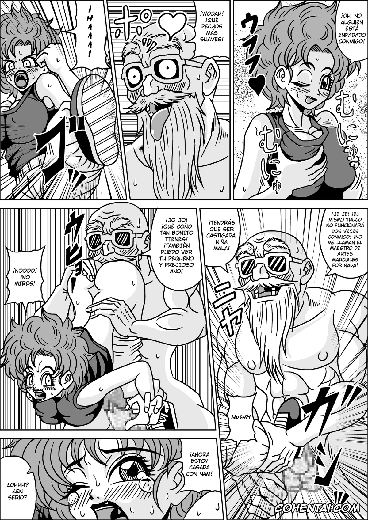 Dragon Ball porno, Dragon Ball Gt porno, Master Roshi porno, Nam porno, Pan porno, Ranfan porno, Kame-sennin’s Ambitions 3 (Dragon Ball), pagina 17