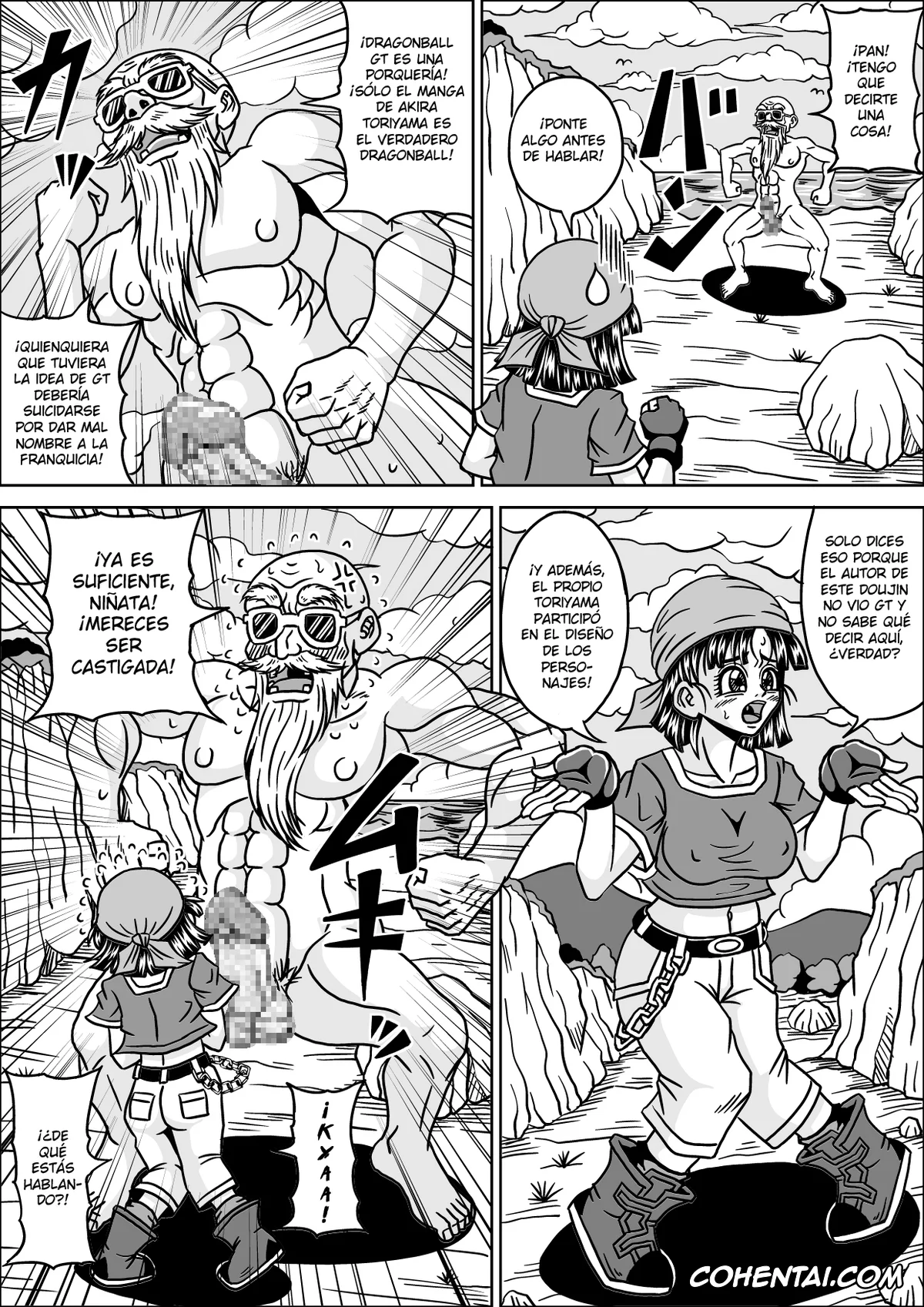 Dragon Ball xxx, Dragon Ball Gt xxx, Master Roshi xxx, Nam xxx, Pan xxx, Ranfan xxx, Kame-sennin’s Ambitions 3 (Dragon Ball), pagina 25
