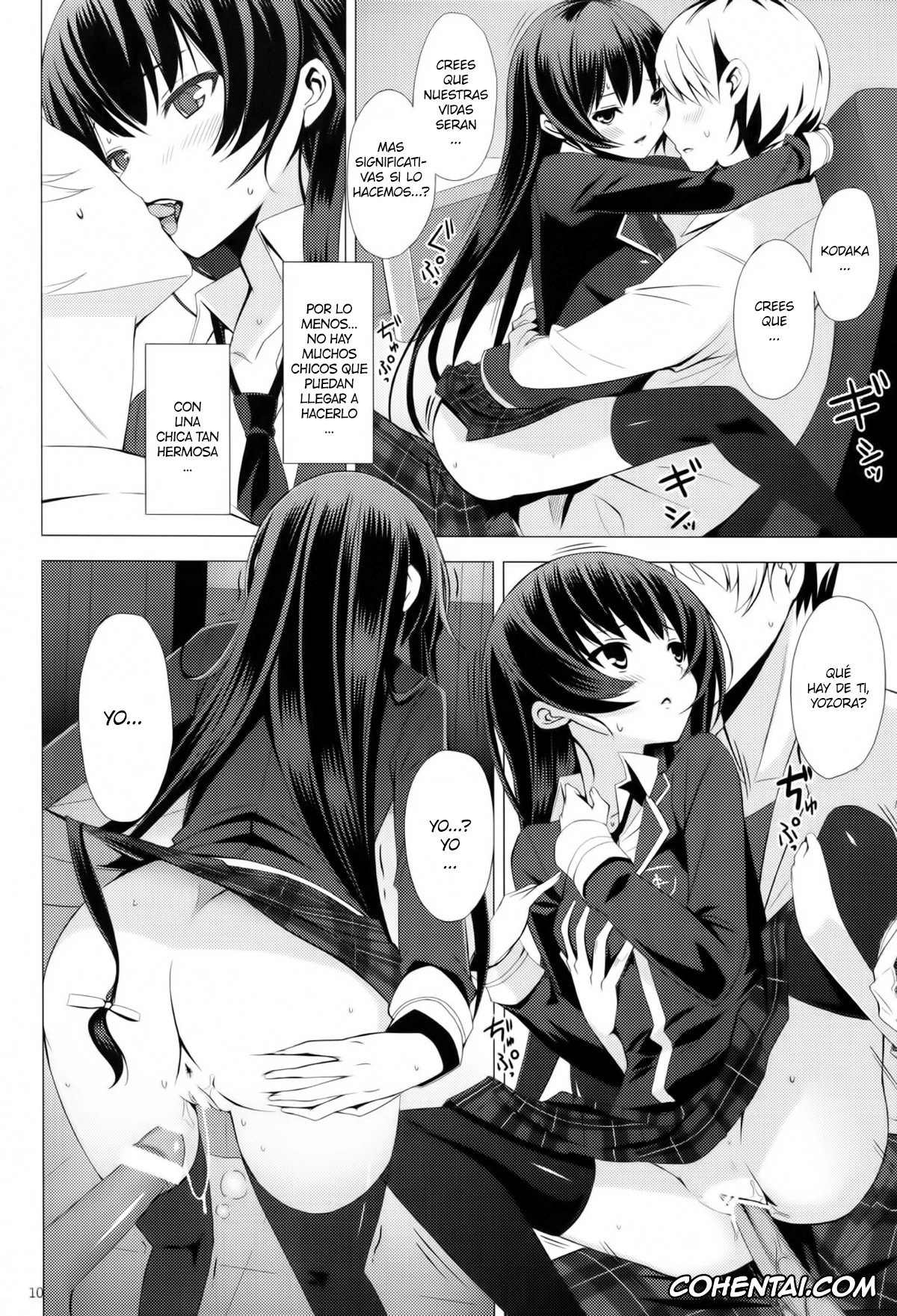 Boku wa Tomodachi ga Sukunai hentai, Sena Kashiwazaki hentai, Yozora Mikazuki hentai, B.F.F. (Boku wa Tomodachi ga Sukunai), pagina 9