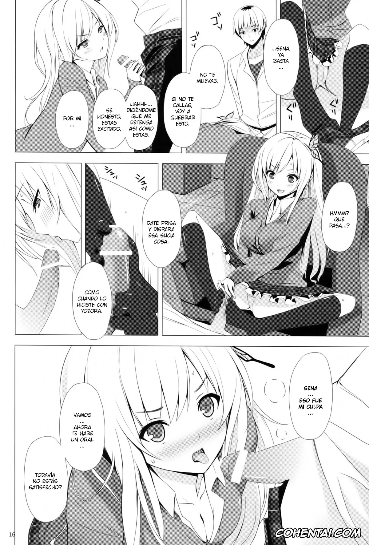 Boku wa Tomodachi ga Sukunai hentai, Sena Kashiwazaki hentai, Yozora Mikazuki hentai, B.F.F. (Boku wa Tomodachi ga Sukunai), pagina 15