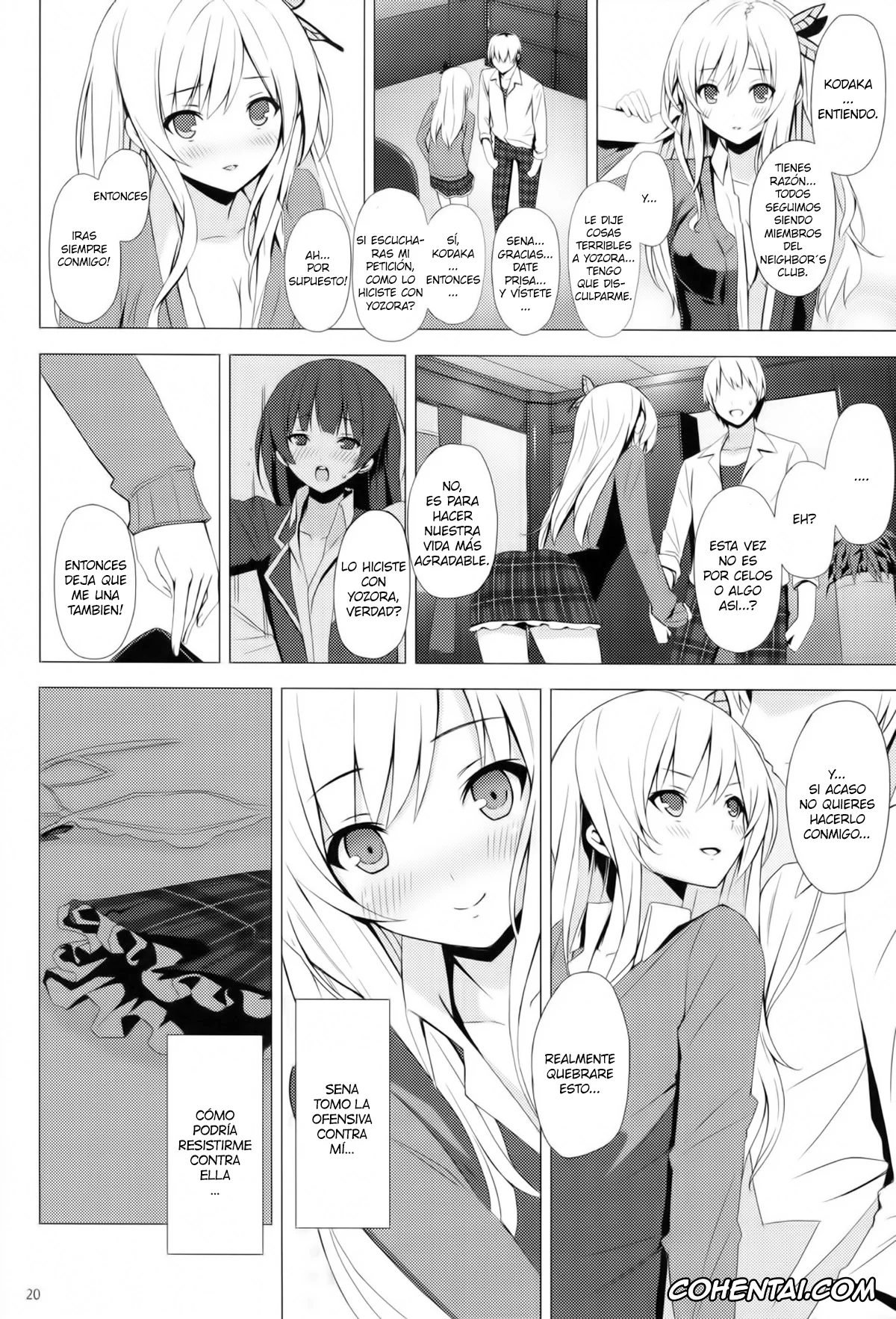 Boku wa Tomodachi ga Sukunai xxx, Sena Kashiwazaki xxx, Yozora Mikazuki xxx, B.F.F. (Boku wa Tomodachi ga Sukunai), pagina 19