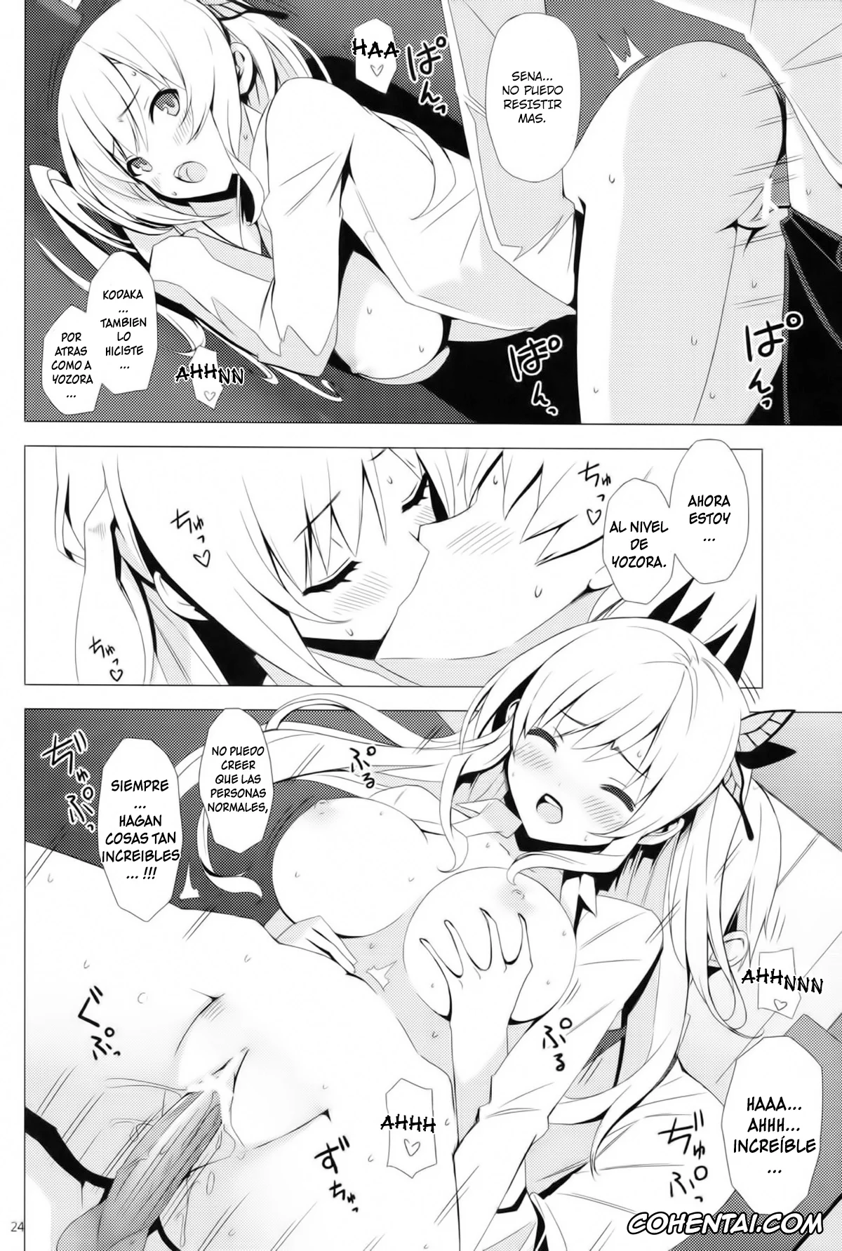 Boku wa Tomodachi ga Sukunai porno, Sena Kashiwazaki porno, Yozora Mikazuki porno, B.F.F. (Boku wa Tomodachi ga Sukunai), pagina 23