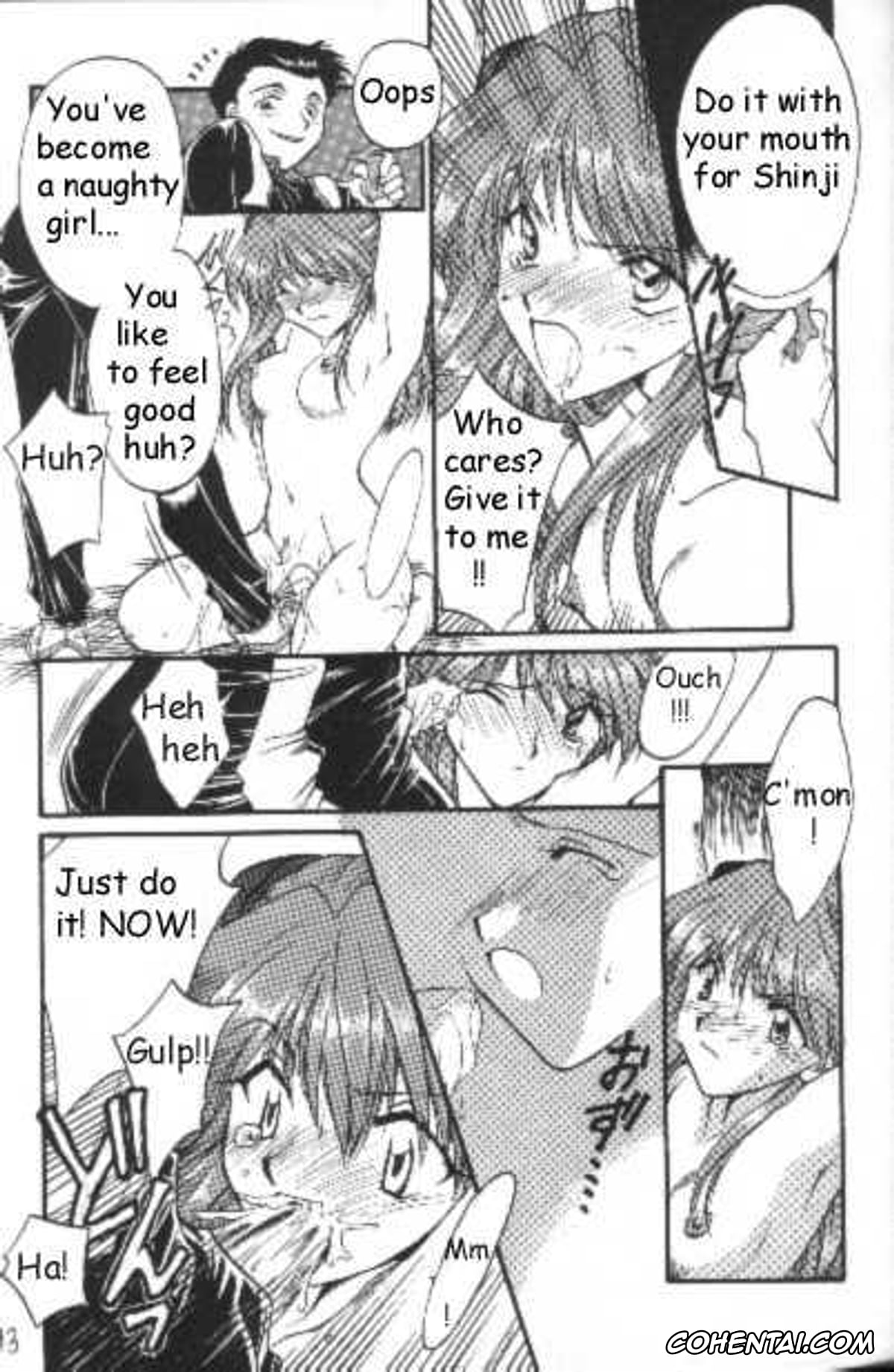 Neon Genesis Evangelion xxx, Asuka Langley Soryu xxx, Gendo Ikari xxx, Rei Ayanami xxx, Shinji Ikari xxx, Resistless 2 (Neon Genesis Evangelion), pagina 10