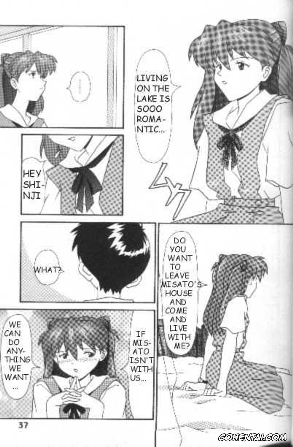 Neon Genesis Evangelion xxx, Asuka Langley Soryu xxx, Gendo Ikari xxx, Rei Ayanami xxx, Shinji Ikari xxx, Resistless 2 (Neon Genesis Evangelion), pagina 34