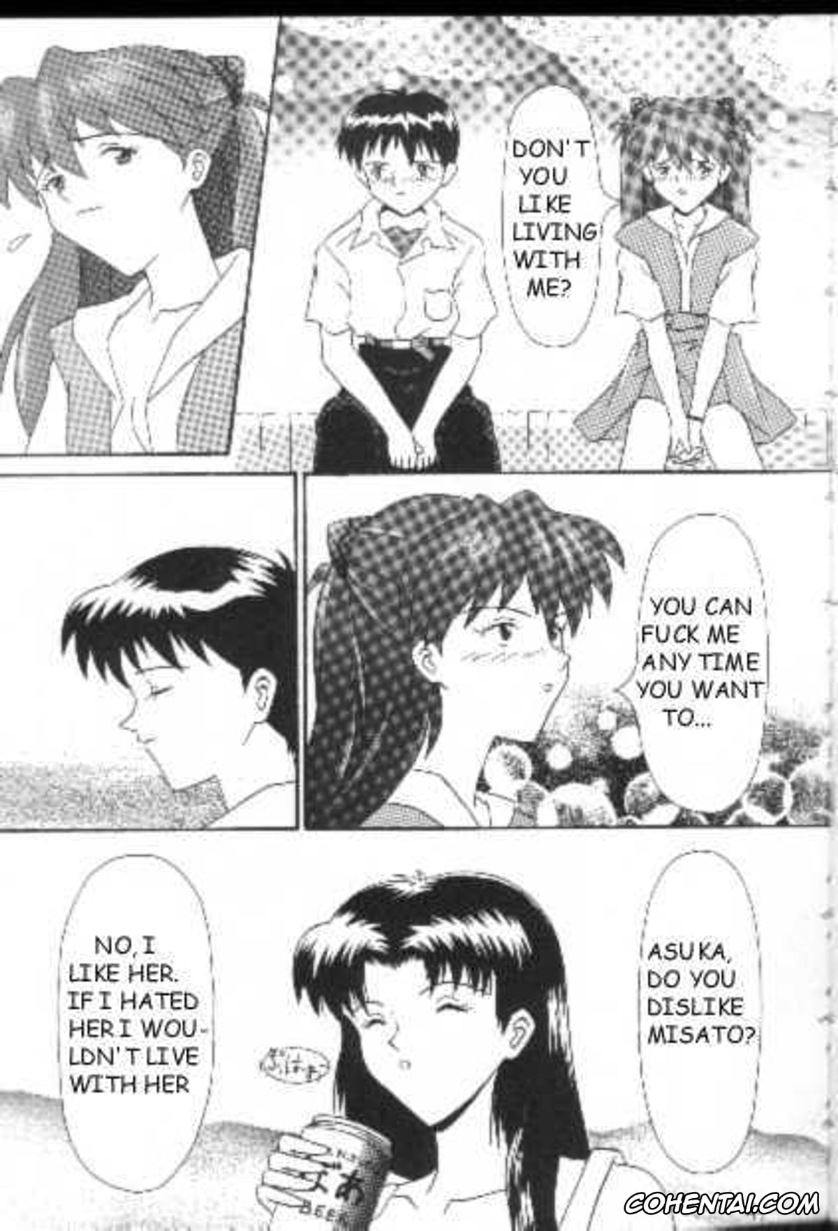 Neon Genesis Evangelion xxx, Asuka Langley Soryu xxx, Gendo Ikari xxx, Rei Ayanami xxx, Shinji Ikari xxx, Resistless 2 (Neon Genesis Evangelion), pagina 46