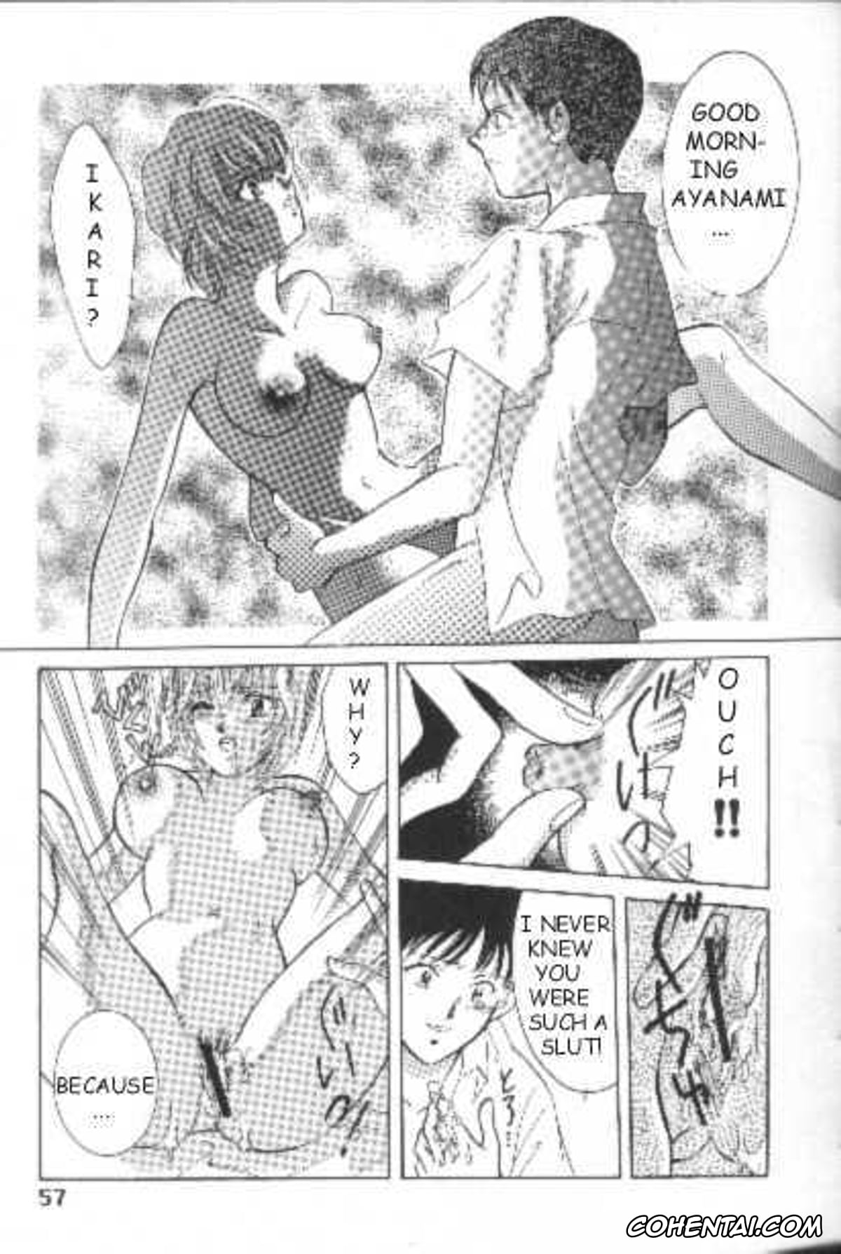 Neon Genesis Evangelion hentai, Asuka Langley Soryu hentai, Gendo Ikari hentai, Rei Ayanami hentai, Shinji Ikari hentai, Resistless 2 (Neon Genesis Evangelion), pagina 54
