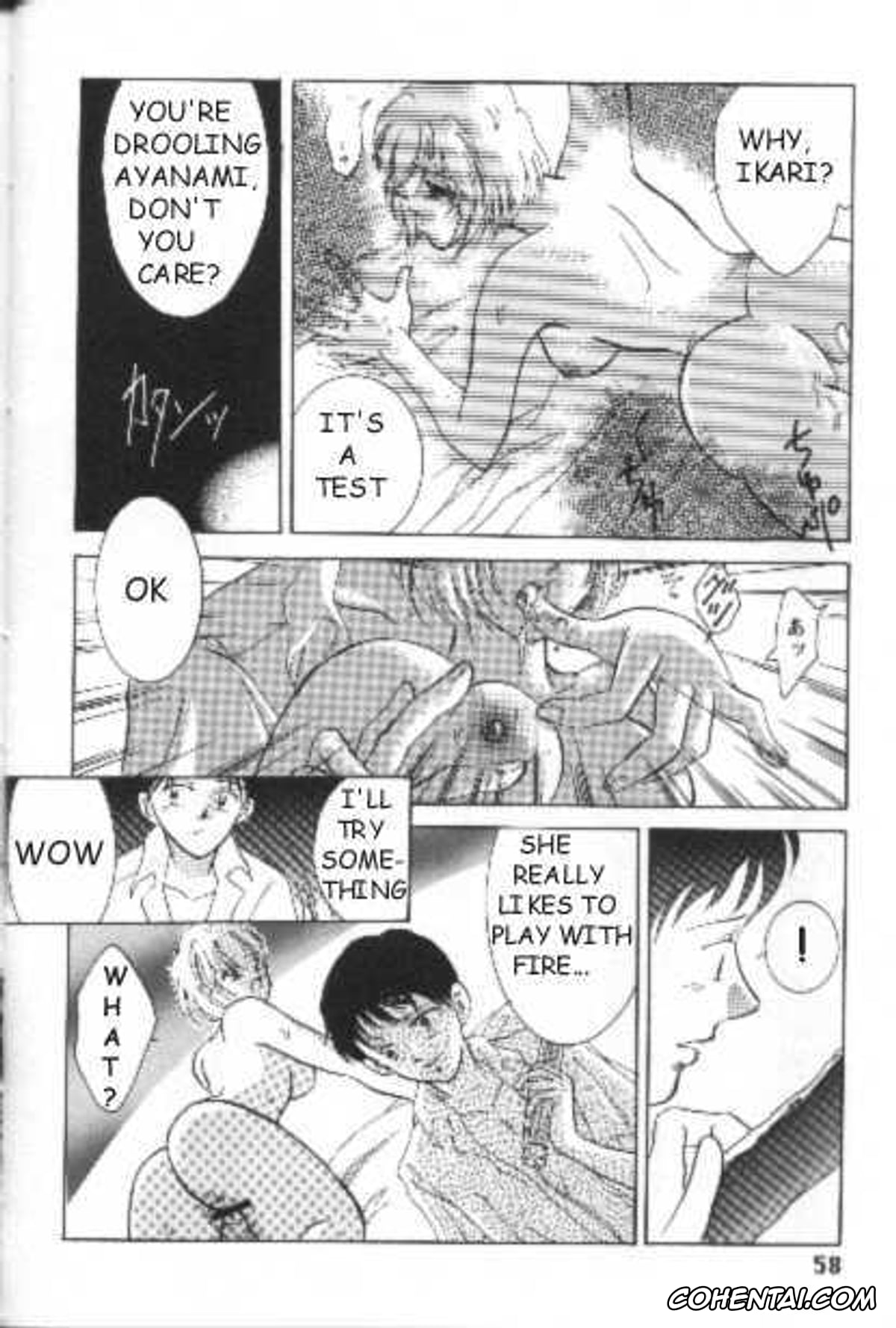 Neon Genesis Evangelion xxx, Asuka Langley Soryu xxx, Gendo Ikari xxx, Rei Ayanami xxx, Shinji Ikari xxx, Resistless 2 (Neon Genesis Evangelion), pagina 55