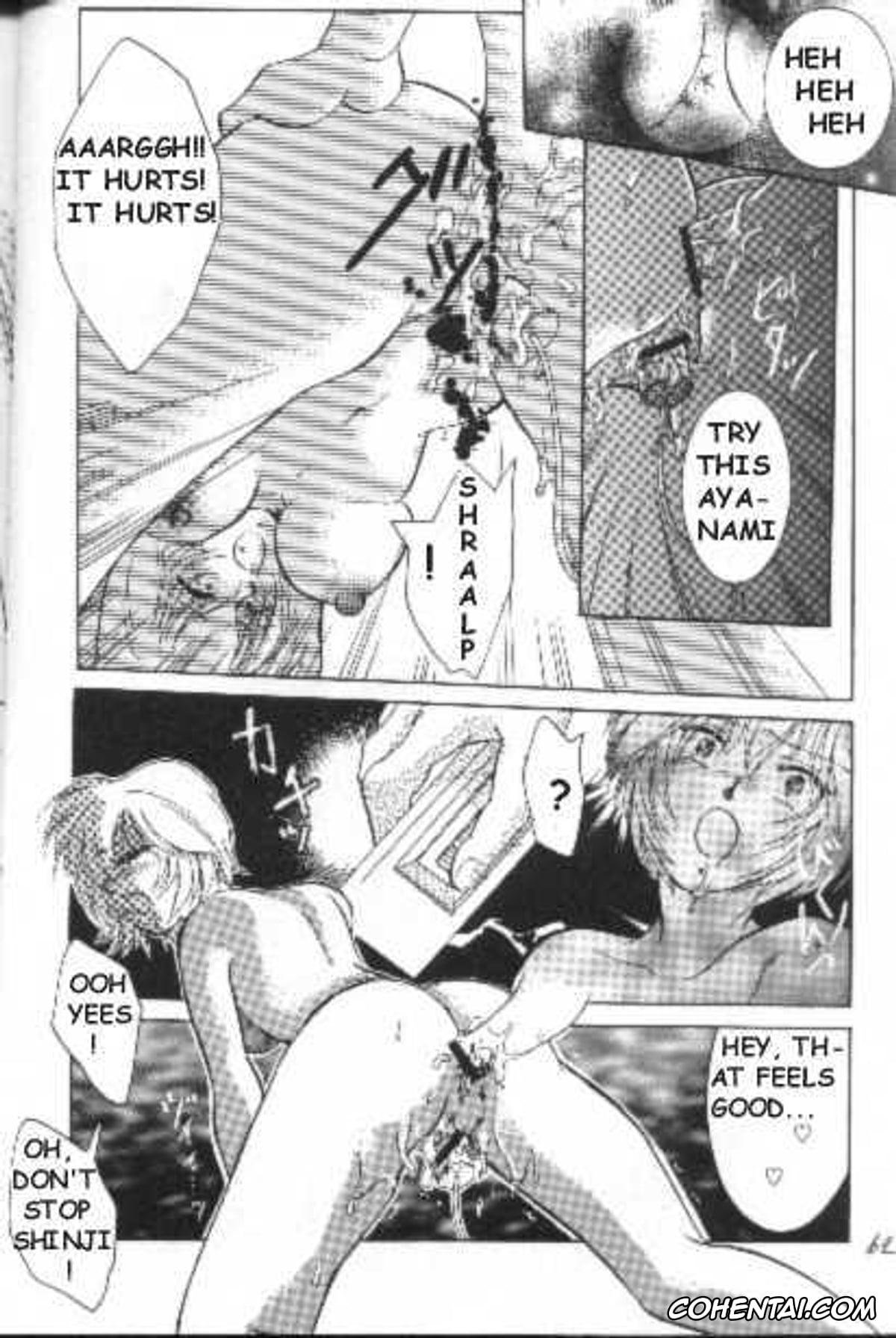 Neon Genesis Evangelion porno, Asuka Langley Soryu porno, Gendo Ikari porno, Rei Ayanami porno, Shinji Ikari porno, Resistless 2 (Neon Genesis Evangelion), pagina 59