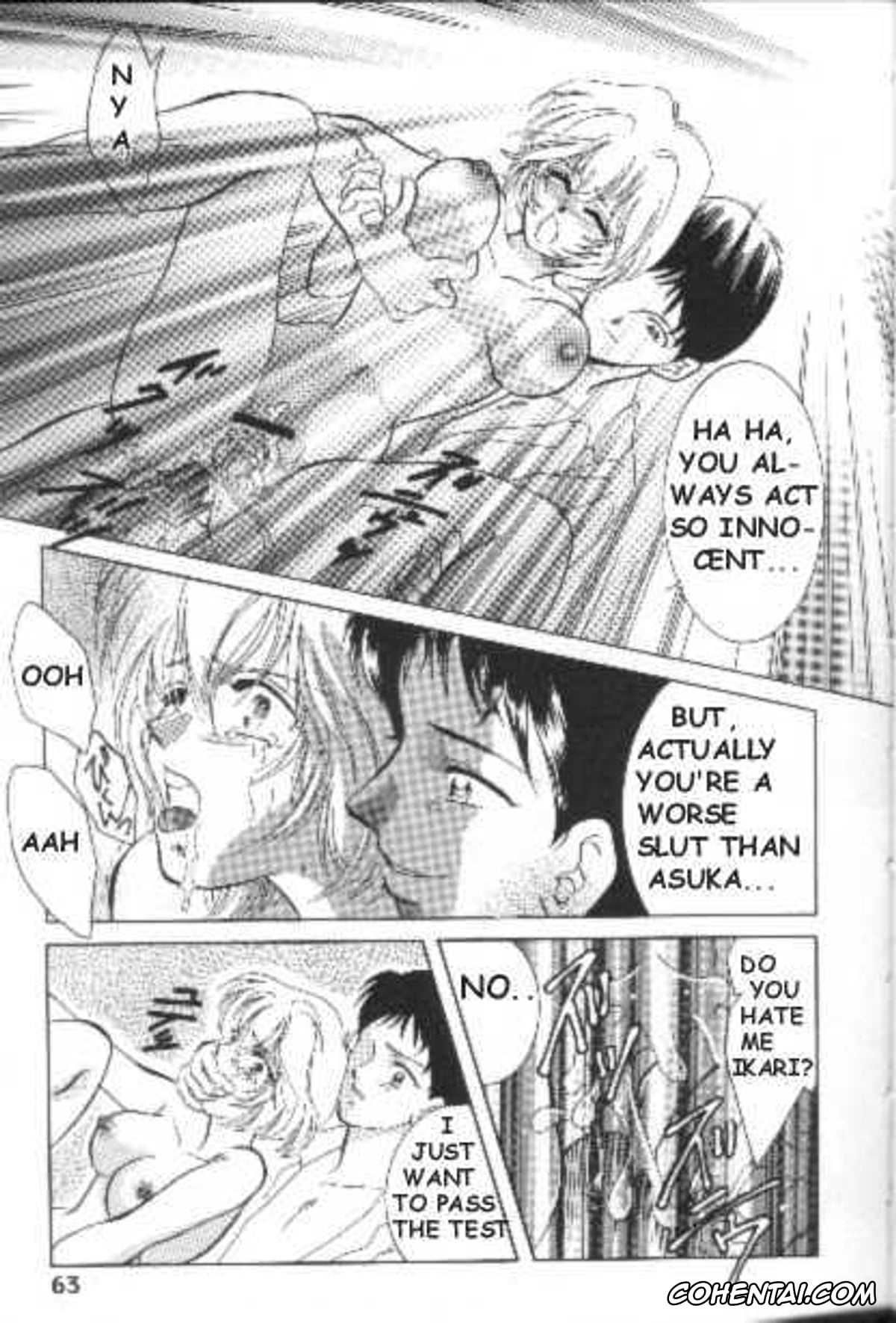 Neon Genesis Evangelion hentai, Asuka Langley Soryu hentai, Gendo Ikari hentai, Rei Ayanami hentai, Shinji Ikari hentai, Resistless 2 (Neon Genesis Evangelion), pagina 60