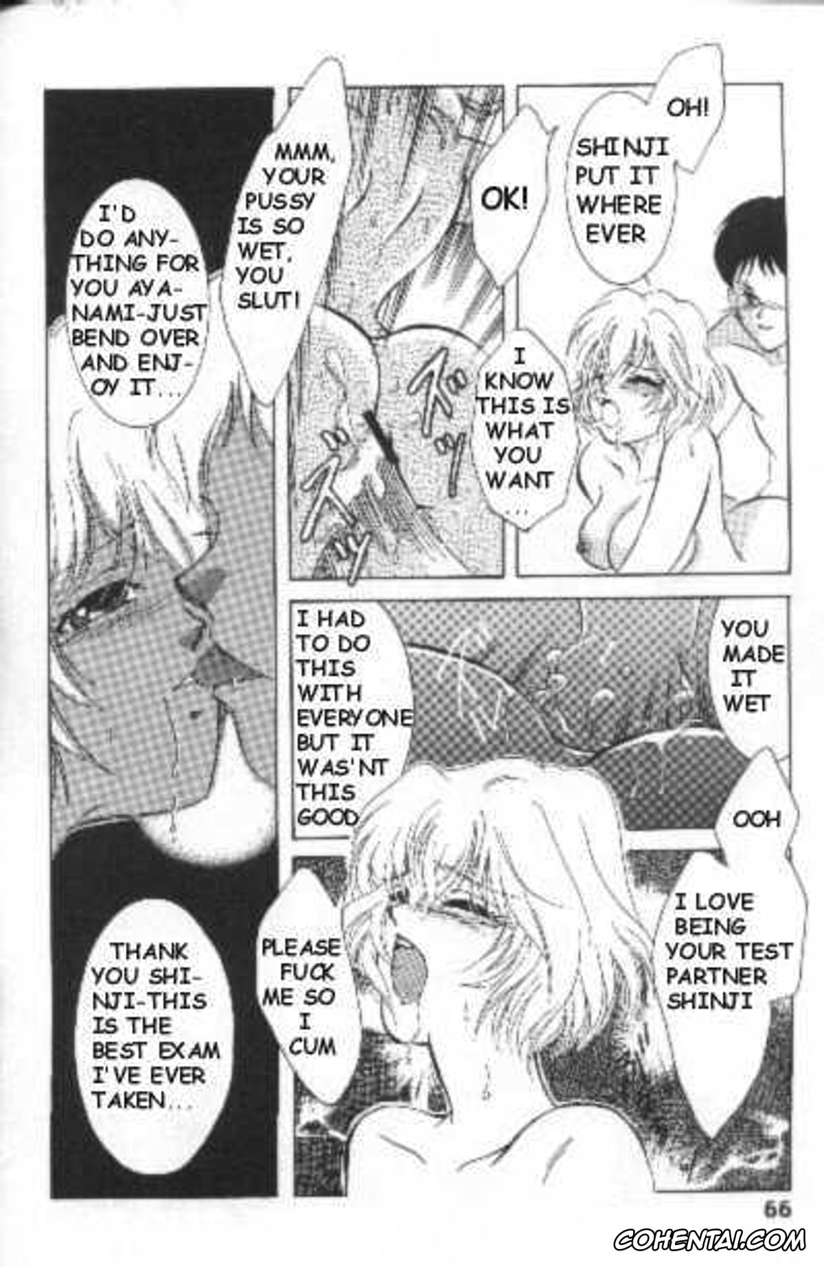 Neon Genesis Evangelion hentai, Asuka Langley Soryu hentai, Gendo Ikari hentai, Rei Ayanami hentai, Shinji Ikari hentai, Resistless 2 (Neon Genesis Evangelion), pagina 63