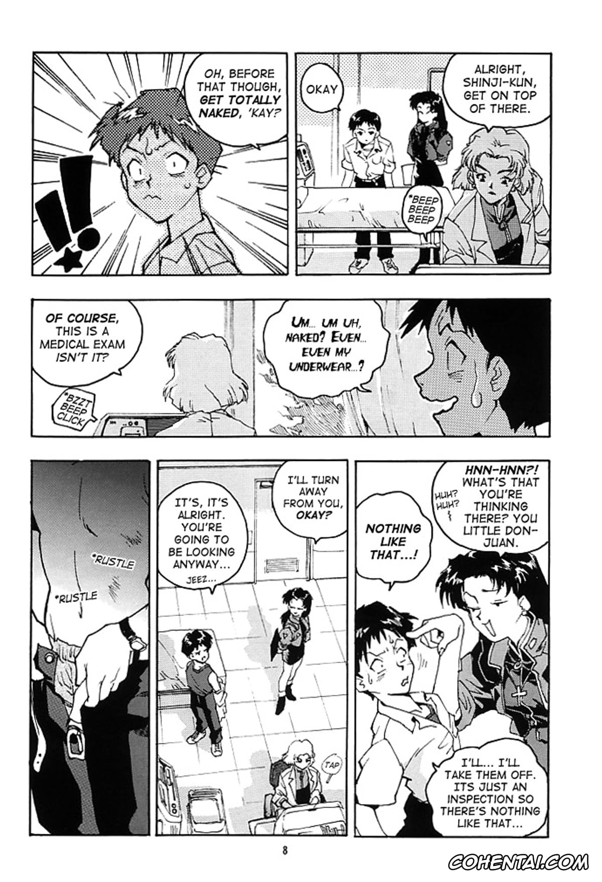 Neon Genesis Evangelion xxx, Asuka Langley Soryu xxx, Misato Katsuragi xxx, Rei Ayanami xxx, Ritsuko Akagi xxx, Shinji Ikari xxx, RENGE Ver. EVA (Neon Genesis Evangelion), pagina 7
