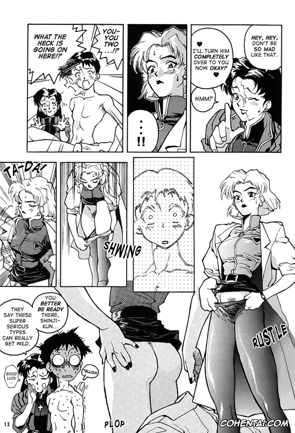 Neon Genesis Evangelion hentai, Asuka Langley Soryu hentai, Misato Katsuragi hentai, Rei Ayanami hentai, Ritsuko Akagi hentai, Shinji Ikari hentai, RENGE Ver. EVA (Neon Genesis Evangelion), pagina 12