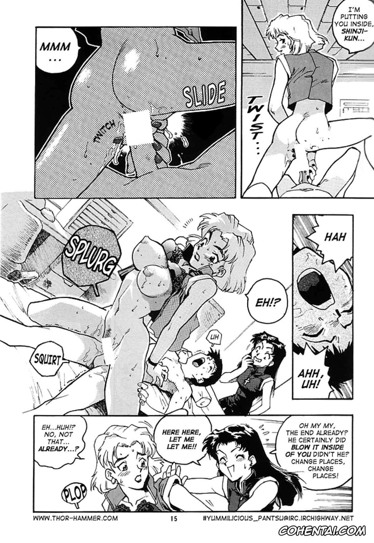 Neon Genesis Evangelion porno, Asuka Langley Soryu porno, Misato Katsuragi porno, Rei Ayanami porno, Ritsuko Akagi porno, Shinji Ikari porno, RENGE Ver. EVA (Neon Genesis Evangelion), pagina 14