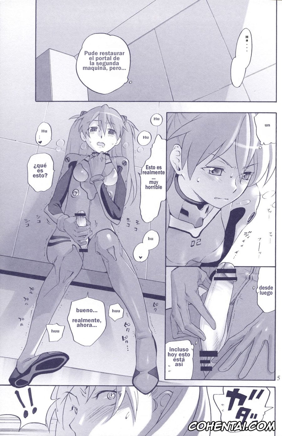 Neon Genesis Evangelion porno, Asuka Langley Soryu porno, Rei Ayanami porno, Shinji Ikari porno, Red Ache (Neon Genesis Evangelion), pagina 2