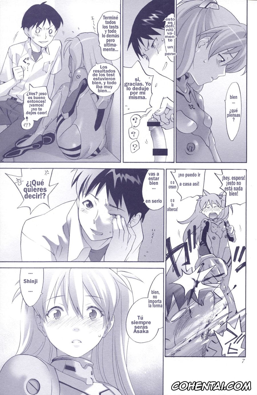Neon Genesis Evangelion xxx, Asuka Langley Soryu xxx, Rei Ayanami xxx, Shinji Ikari xxx, Red Ache (Neon Genesis Evangelion), pagina 4