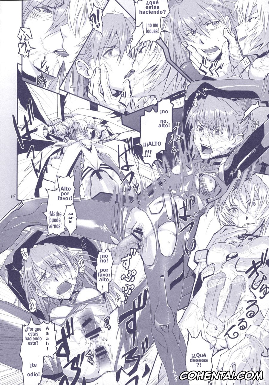 Neon Genesis Evangelion xxx, Asuka Langley Soryu xxx, Rei Ayanami xxx, Shinji Ikari xxx, Red Ache (Neon Genesis Evangelion), pagina 13