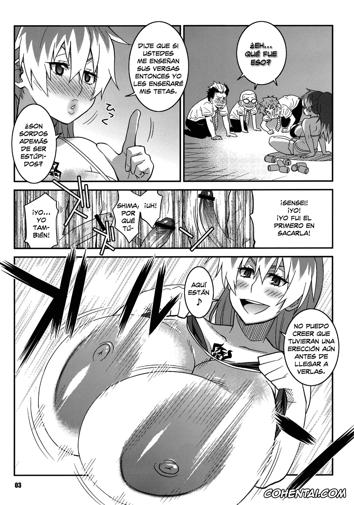 Ao No Exorcist | Blue Exorcist porno, Shura Kirigakure porno, Minna Daisuki Oppai Sensei (Ao no Exorcist), pagina 2