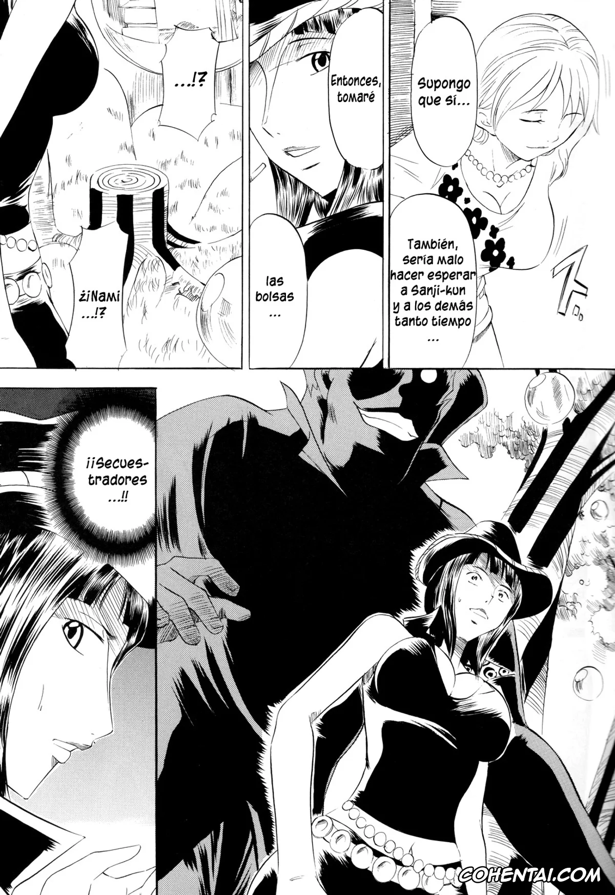 One Piece xxx, Nami xxx, Nico Robin xxx, Piece of Girl’s kan2 Nami-Robi Hen (One Piece), pagina 4