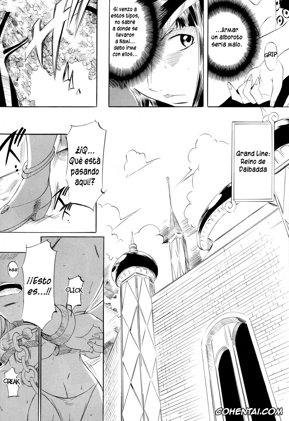 One Piece porno, Nami porno, Nico Robin porno, Piece of Girl’s kan2 Nami-Robi Hen (One Piece), pagina 5