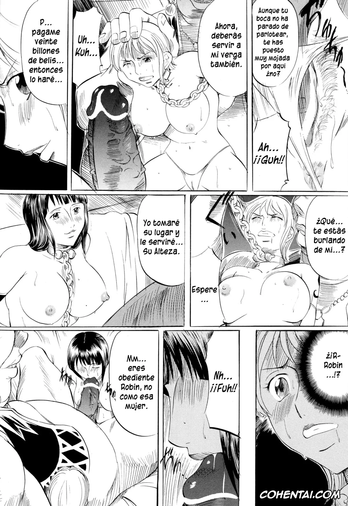 One Piece porno, Nami porno, Nico Robin porno, Piece of Girl’s kan2 Nami-Robi Hen (One Piece), pagina 11