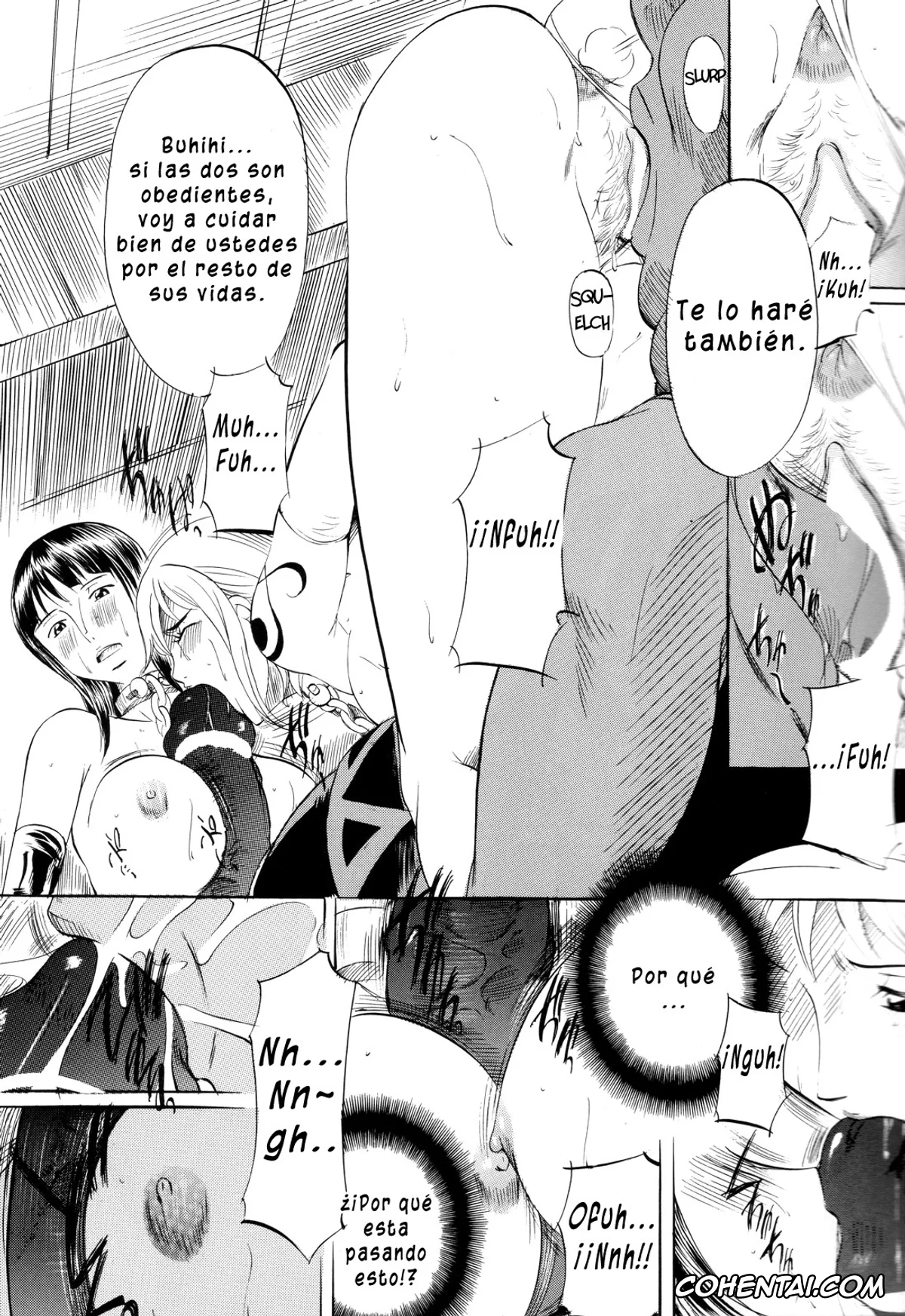 One Piece porno, Nami porno, Nico Robin porno, Piece of Girl’s kan2 Nami-Robi Hen (One Piece), pagina 14
