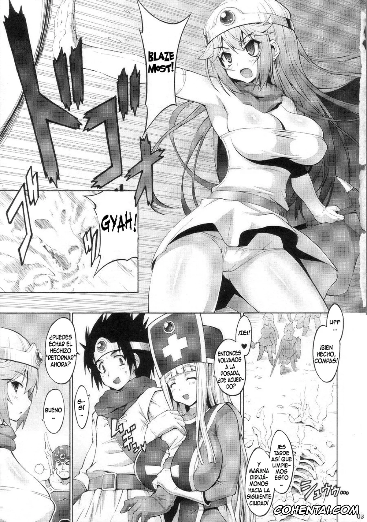 Dragon Quest porno, Cleric porno, Sage porno, Kichiku Astron (Dragon Quest III), pagina 2