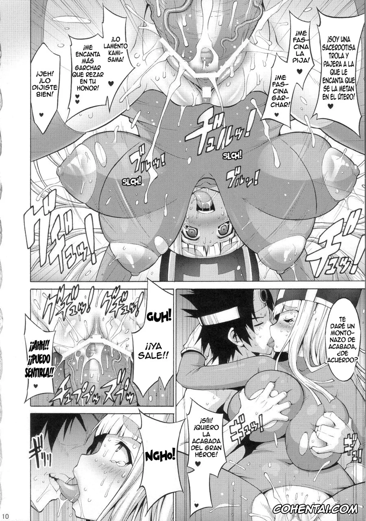 Dragon Quest hentai, Cleric hentai, Sage hentai, Kichiku Astron (Dragon Quest III), pagina 9