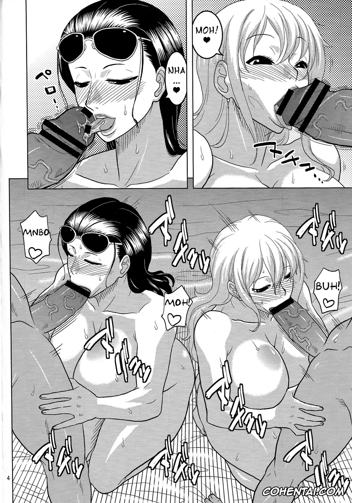 One Piece porno, Nami porno, Nico Robin porno, NamiRobi 5 (One Piece), pagina 5