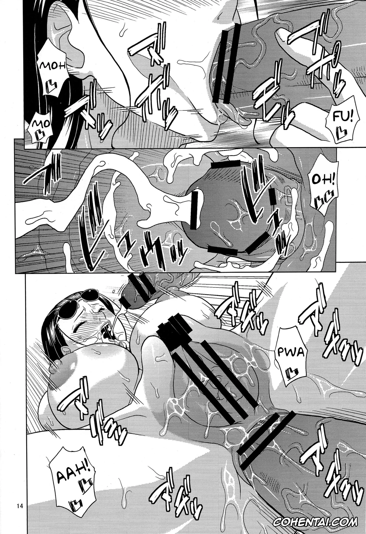 One Piece hentai, Nami hentai, Nico Robin hentai, NamiRobi 5 (One Piece), pagina 15