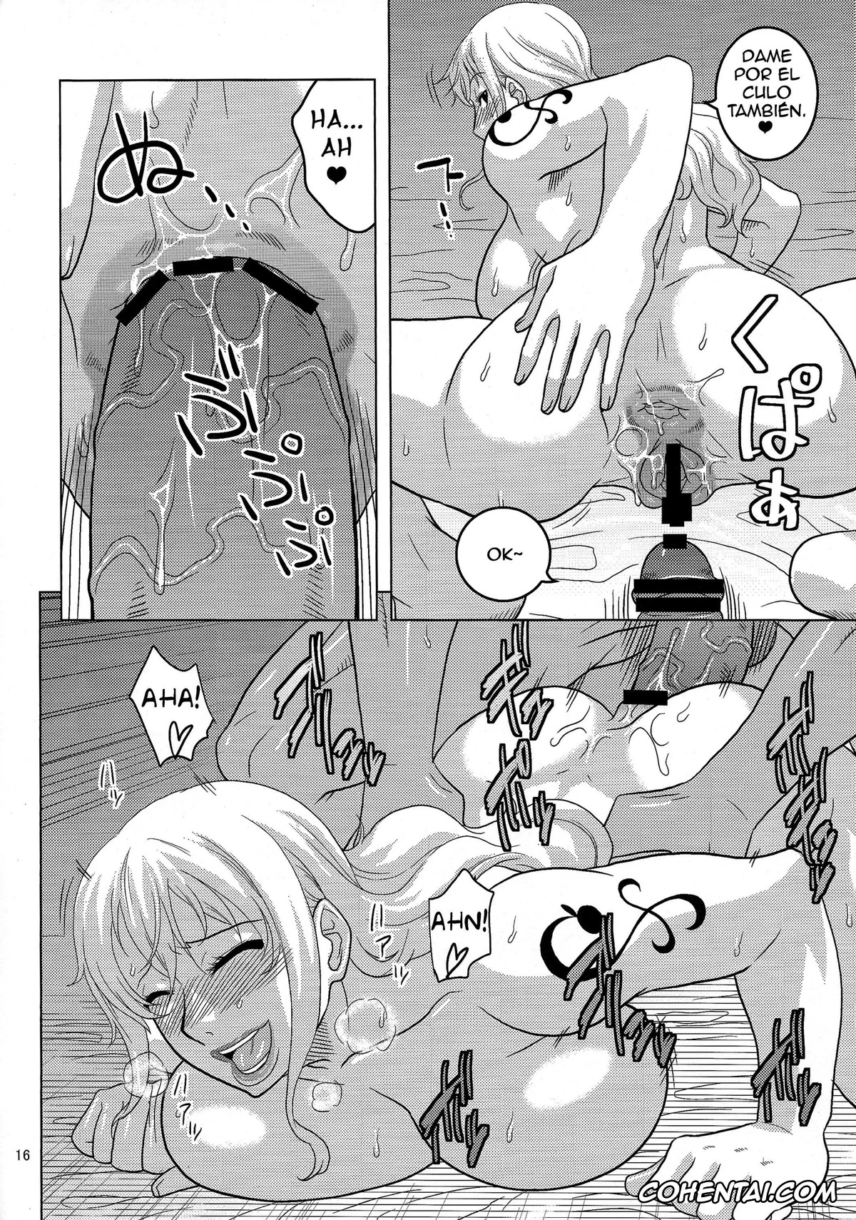 One Piece porno, Nami porno, Nico Robin porno, NamiRobi 5 (One Piece), pagina 17