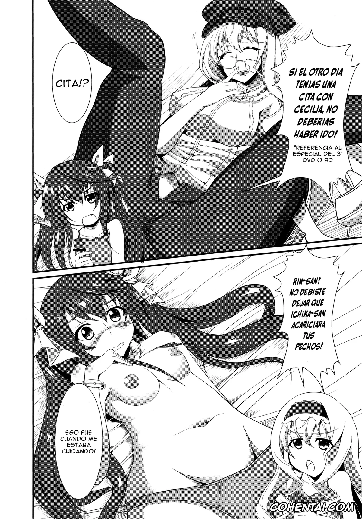 Infinite Stratos xxx, Cecilia Alcott xxx, Ling Yin Huang xxx, Orimura Trigger (Infinite Stratos), pagina 4