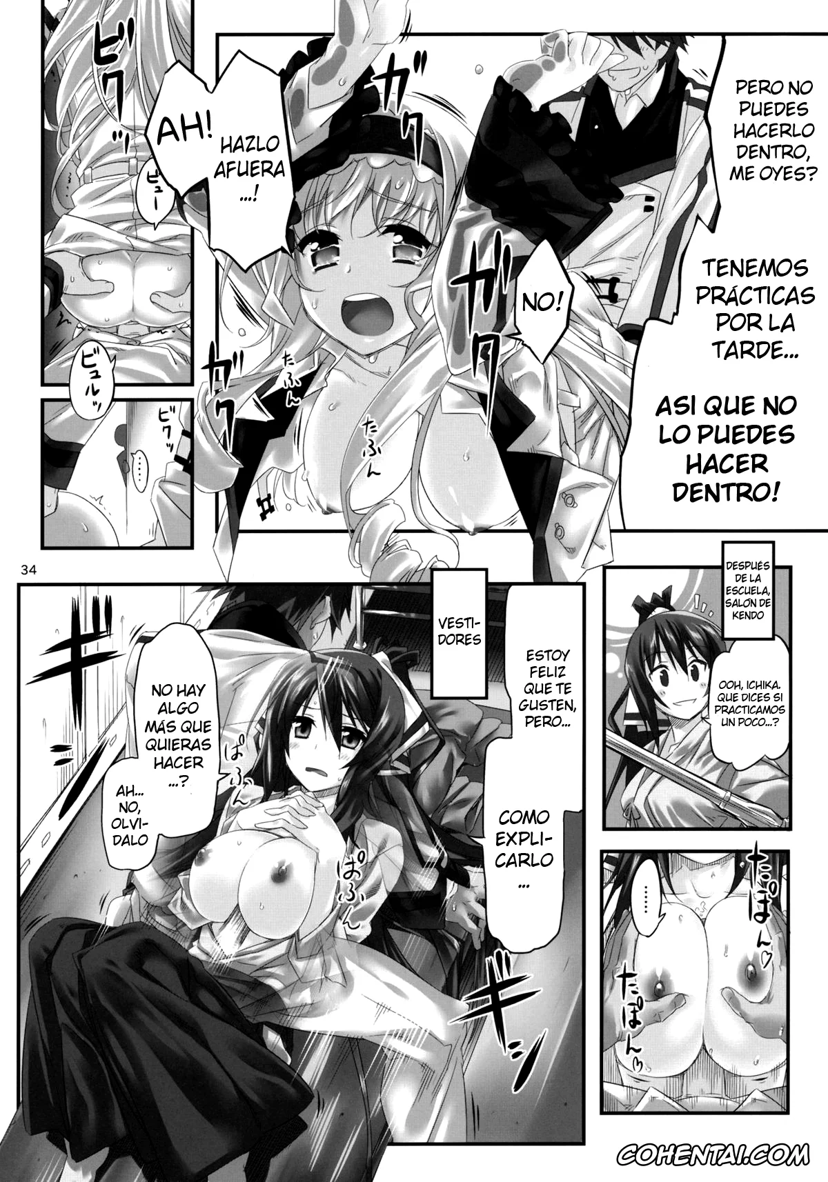 Infinite Stratos hentai, Cecilia Alcott hentai, Charlotte Dunois hentai, Houki Shinonono hentai, Ichika Orimura hentai, Yuuzai Shouko Bukken Sangou (Infinite Stratos), pagina 33