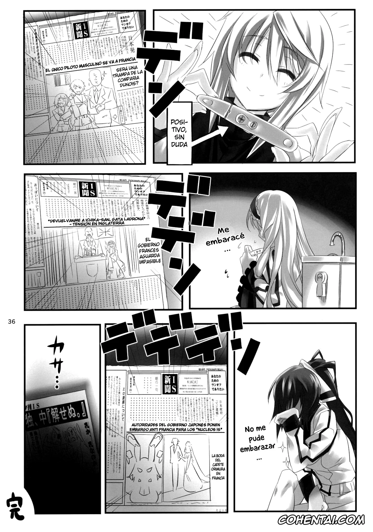 Infinite Stratos porno, Cecilia Alcott porno, Charlotte Dunois porno, Houki Shinonono porno, Ichika Orimura porno, Yuuzai Shouko Bukken Sangou (Infinite Stratos), pagina 35