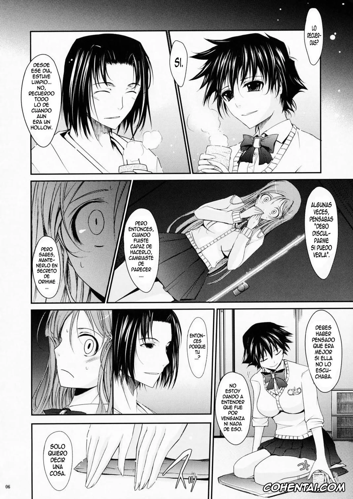 Bleach porno, Orihime Inoue porno, Soi Fon porno, Tatsuki Arisawa porno, Yoruichi Shihoin porno, Aki-Akane -Kouhen 1- (Bleach), pagina 5