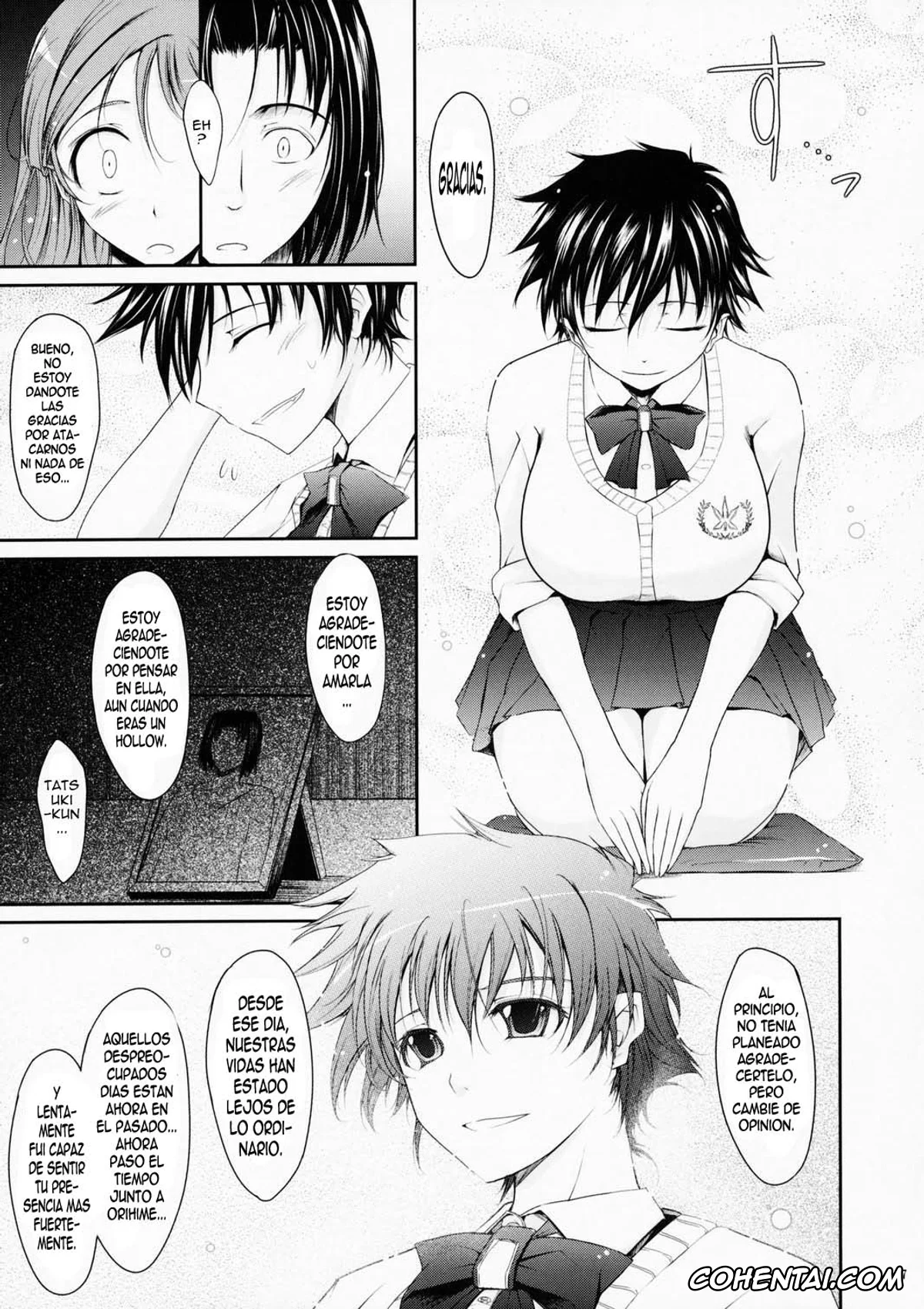 Bleach hentai, Orihime Inoue hentai, Soi Fon hentai, Tatsuki Arisawa hentai, Yoruichi Shihoin hentai, Aki-Akane -Kouhen 1- (Bleach), pagina 6