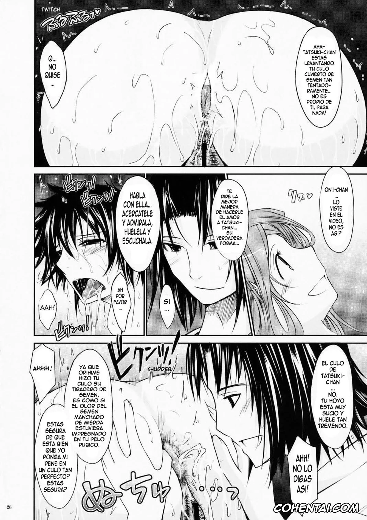 Bleach xxx, Orihime Inoue xxx, Soi Fon xxx, Tatsuki Arisawa xxx, Yoruichi Shihoin xxx, Aki-Akane -Kouhen 1- (Bleach), pagina 25