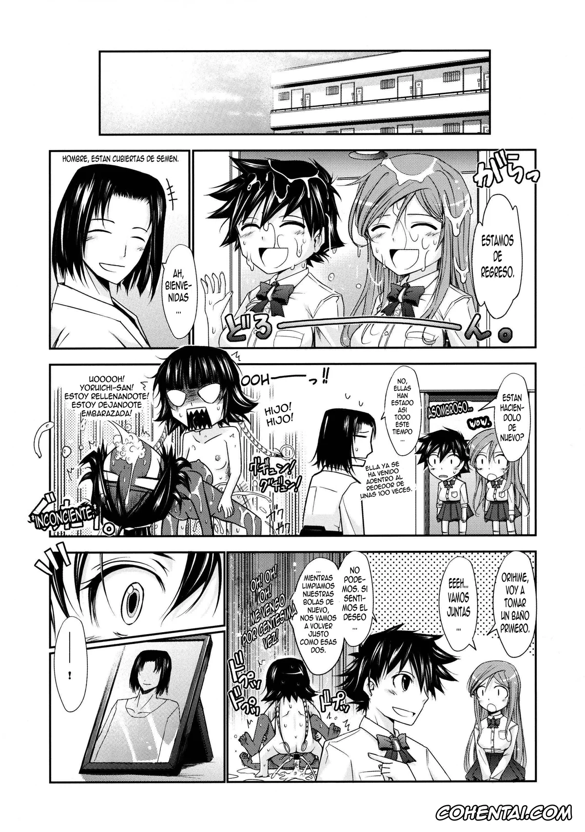 Bleach xxx, Orihime Inoue xxx, Soi Fon xxx, Tatsuki Arisawa xxx, Yoruichi Shihoin xxx, Aki-Akane -Kouhen II- (Bleach), pagina 31