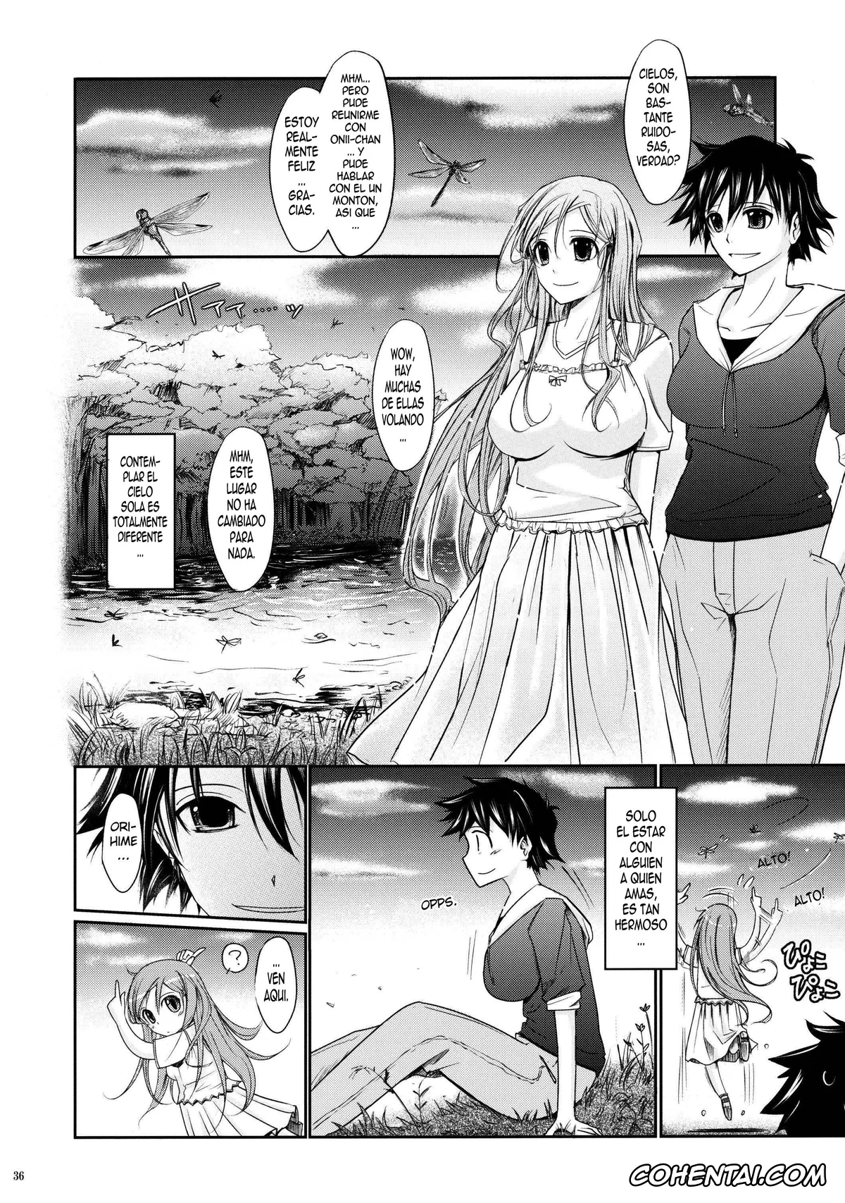 Bleach porno, Orihime Inoue porno, Soi Fon porno, Tatsuki Arisawa porno, Yoruichi Shihoin porno, Aki-Akane -Kouhen II- (Bleach), pagina 35